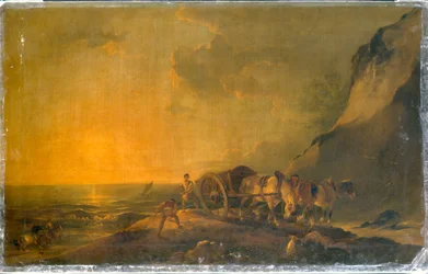 Rivage avec Cheval et Chariot